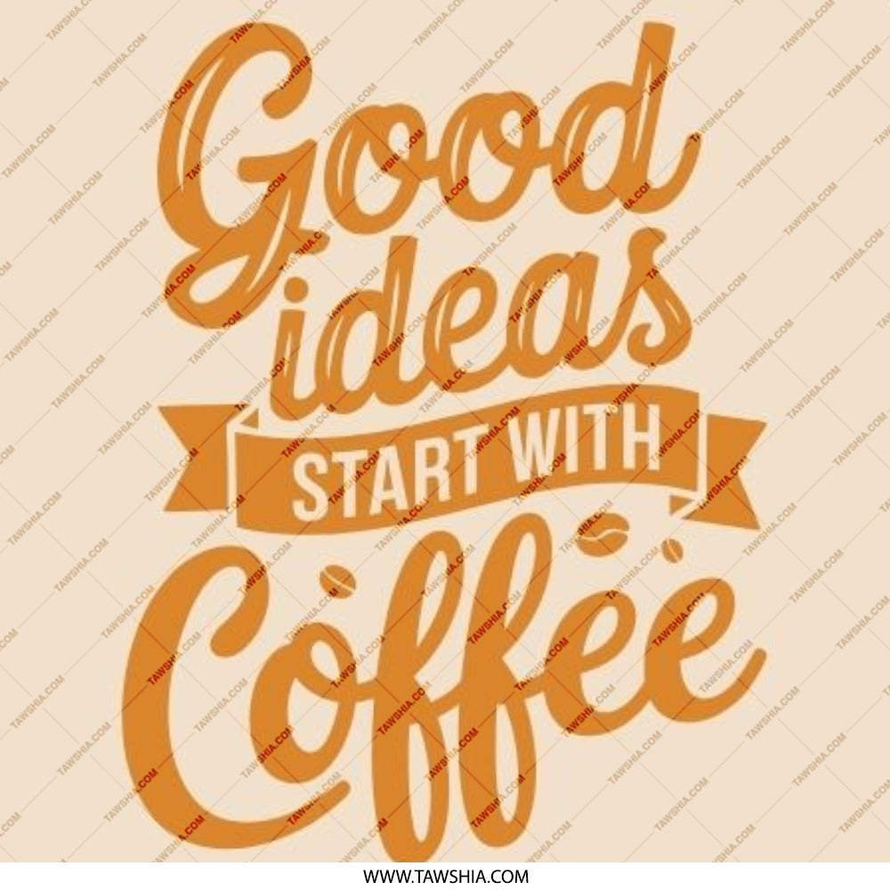 Good Ideas Coffee Pinback Button, Coffee Lover Gift, Caffeine Addict Badge, Funny Quote Button, Unique Accessories, Inspiration Pin - Tawshia