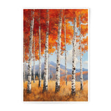 Aspen Trees Photographic Print, Autumn Landscape Art, Birch Tree Forest, Mountain View, Wall Art Decor, Nature Photography - Tawshia