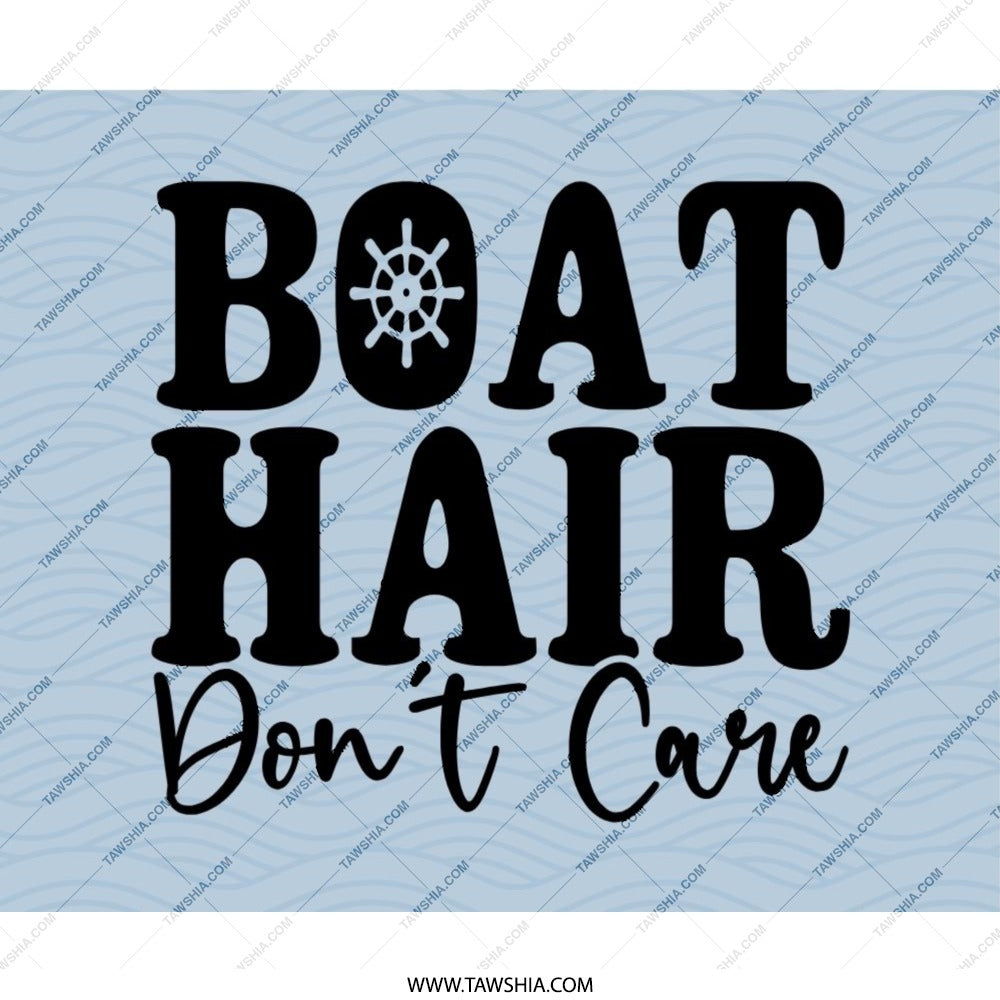 Boat Hair Don't Care MousePad, Nautical Mouse Pad, Boating Gift, Funny Mousepad, Lake Life Decor, Gift for Boaters, Lake Lover Gift - Tawshia