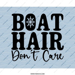 Boat Hair Don't Care MousePad, Nautical Mouse Pad, Boating Gift, Funny Mousepad, Lake Life Decor, Gift for Boaters, Lake Lover Gift - Tawshia