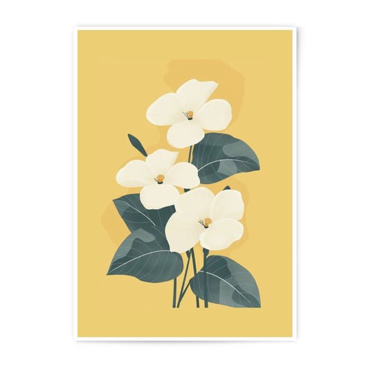 Magnolia Photographic Print, Floral Wall Art, Botanical Art Print, Yellow Flower Art, Home Decor, Flower Photography, Nature Art Print - Tawshia