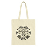 Friends Journey Tote Bag, Inspirational Quote Gift, Friendship Travel Bag, Appreciation Gift, Motivational Tote, Hiking Friends, Nature - Tawshia