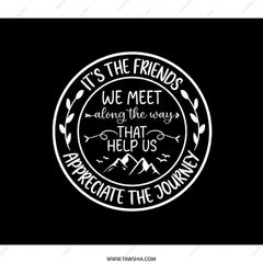 Friends Backpack, Journey Backpack, Friendship Travel Backpack, Mountain Adventure Backpack, Appreciate the Journey, Gift Idea - Tawshia