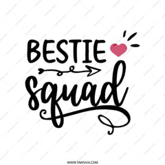 Bestie Squad Tote Bag, Gift for Best Friend, Friendship Tote, Cute Tote Bag, Everyday Bag, Shopping Bag, Gift for Her, Best Friends Gift - Tawshia