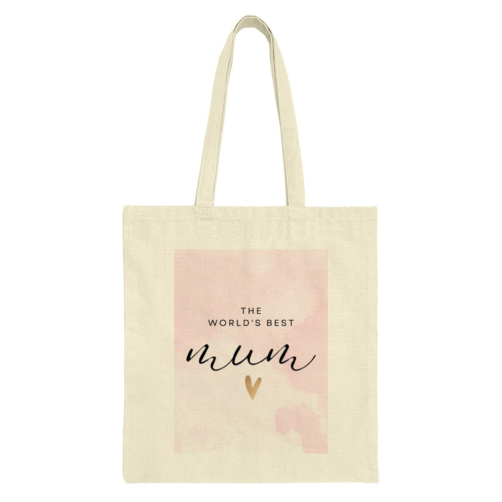 Best Mum Tote Bag, Mothers Day Gift, World's Best Mum Present, Gift For Mum, Mom Gift, Mother's Day Tote Bag, Unique Gift Ideas - Tawshia