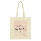 Best Mum Tote Bag, Mothers Day Gift, World's Best Mum Present, Gift For Mum, Mom Gift, Mother's Day Tote Bag, Unique Gift Ideas - Tawshia