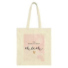 Best Mum Tote Bag, Mothers Day Gift, World's Best Mum Present, Gift For Mum, Mom Gift, Mother's Day Tote Bag, Unique Gift Ideas - Tawshia