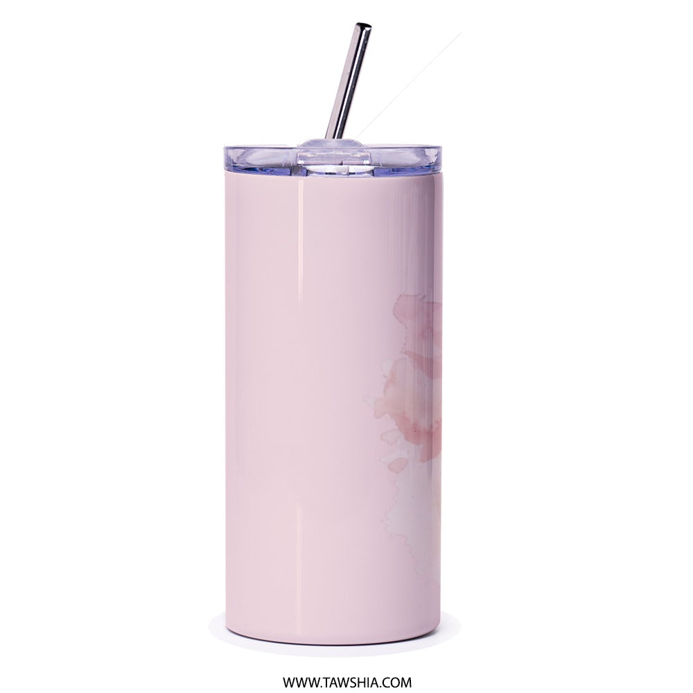 Arabic Mother's Day Tumbler, Mom Gift, Arabic Quote, Pink Tumbler, Gift for Her, Unique Tumbler, Stylish Tumbler, Everyday Tumbler - Tawshia