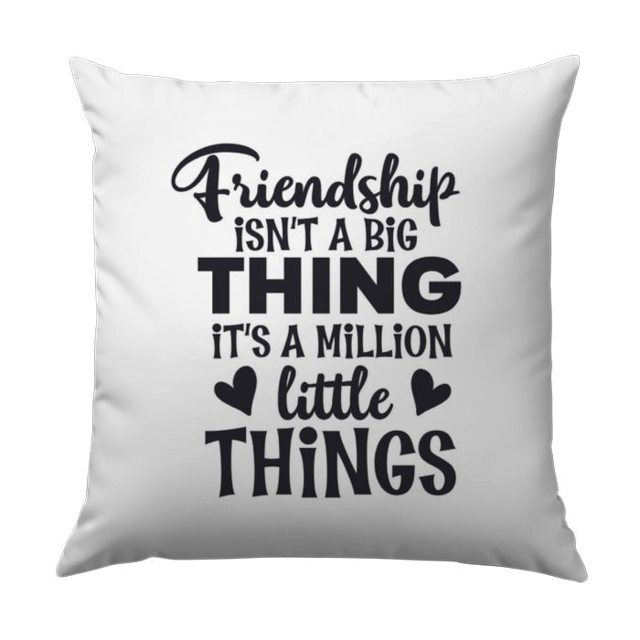 Friendship Pillow, Best Friend Gift, Friendship Quote Pillow, Home Decor Pillow, Decorative Pillow, Cute Pillow Gift - Tawshia