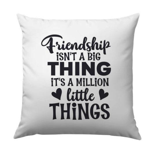 Friendship Pillow, Best Friend Gift, Friendship Quote Pillow, Home Decor Pillow, Decorative Pillow, Cute Pillow Gift - Tawshia