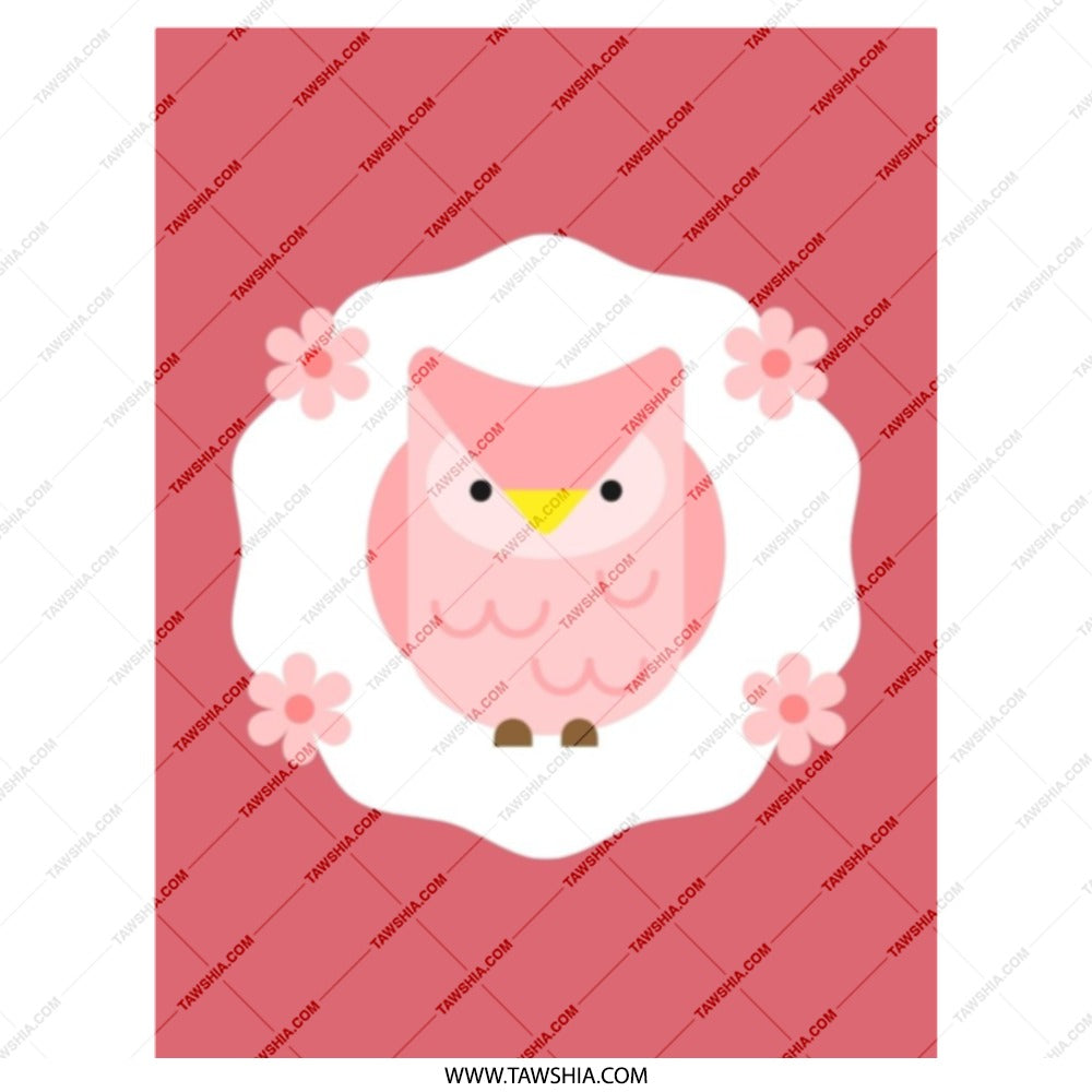 Pink Owl Tote Bag, Cute Bird Gift, Floral Tote, Trendy Owl Design, Stylish Tote Bag, Everyday Bag, Reusable Shopping Bag, Gift Idea - Tawshia