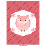 Pink Owl Tote Bag, Cute Bird Gift, Floral Tote, Trendy Owl Design, Stylish Tote Bag, Everyday Bag, Reusable Shopping Bag, Gift Idea - Tawshia