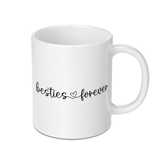 Besties Forever Mug, Friendship Mug, Gift for Best Friend, Best Friend Mug, Unique Mug Gift, Coffee Mug, Best Friend Gift Idea - Tawshia
