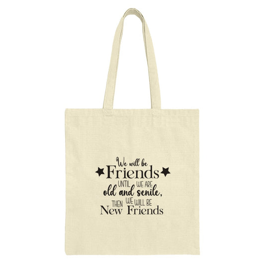 Friends Forever Tote Bag, Best Friends Gift, Friendship Quote Bag, Cute Tote Bags, Travel Bag, Shopping Bag, Canvas Tote Bag, Trendy Tote - Tawshia