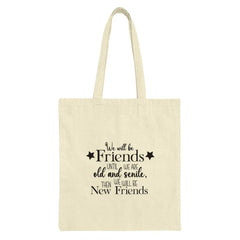 Friends Forever Tote Bag, Best Friends Gift, Friendship Quote Bag, Cute Tote Bags, Travel Bag, Shopping Bag, Canvas Tote Bag, Trendy Tote - Tawshia
