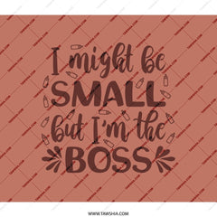 Small But Boss Backpack, Cute Backpack, Backpack Gift, Funny Sayings, Kid Backpack, Book Bag, School Backpack, Student Backpack - Tawshia