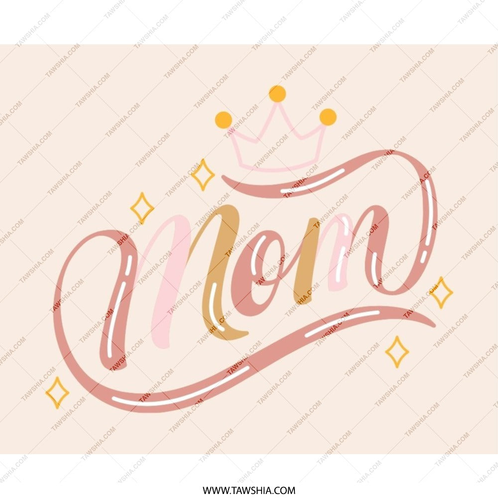 Mom Mouse Pad, Queen Mom Mousepad, Cute Mom Gift, Mother's Day Gift, Mom Birthday Gift, Gift For Mom, New Mom Mouse Pad, Mom Office Decor - Tawshia