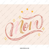 Mom Mouse Pad, Queen Mom Mousepad, Cute Mom Gift, Mother's Day Gift, Mom Birthday Gift, Gift For Mom, New Mom Mouse Pad, Mom Office Decor - Tawshia