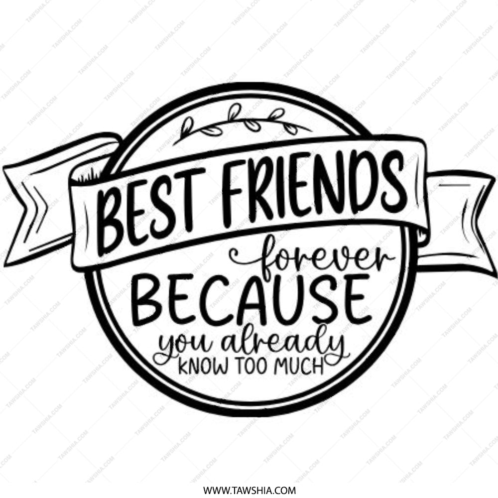 Best Friends Forever Pinback Button, Funny Friendship Quote Button, Gift for Bestie, Sisterhood Button, BFF Button, Cute Friend Button - Tawshia
