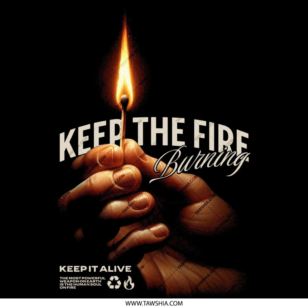 Keep the Fire Burning Graphic Tee product