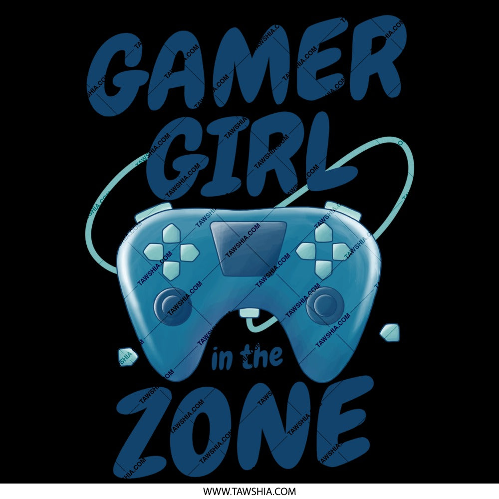Gamer Girl In The Zone Graphic Tee product