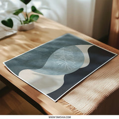 Abstract Leaf Photographic Print, Minimalist Wall Art, Botanical Print, Modern Home Decor, Nature Inspired Art, Stylish Photography - Tawshia