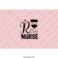 Nurse Tumbler, Gift for Nurse, Nurse Appreciation, Pink Tumbler, Nurse with Mask, Nurse Stethoscope, Personalized Nurse, Gifts for Nurses - Tawshia