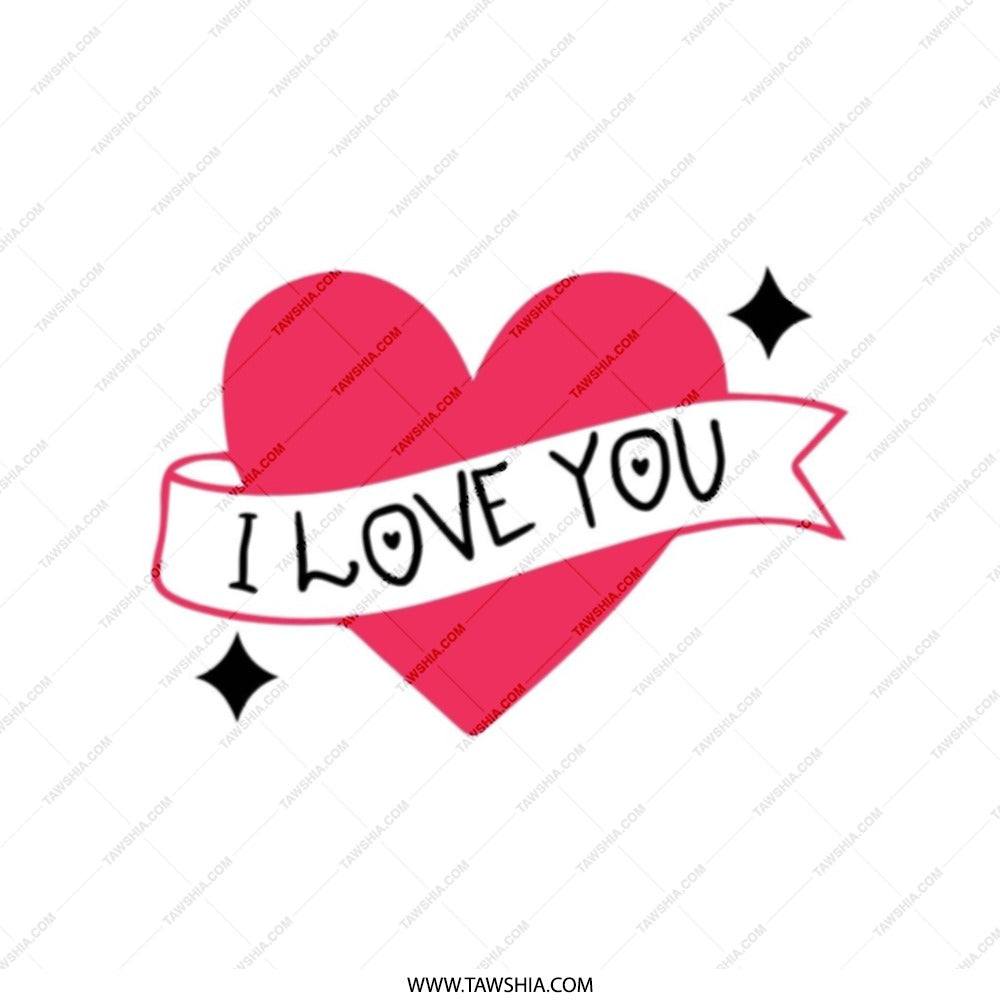 I Love You Heart Tote Bag, Valentines Day Gift, Anniversary Present, Romantic Gift, Gift for Her, Trendy Bag, Reusable Bag, Shopping Bag - Tawshia