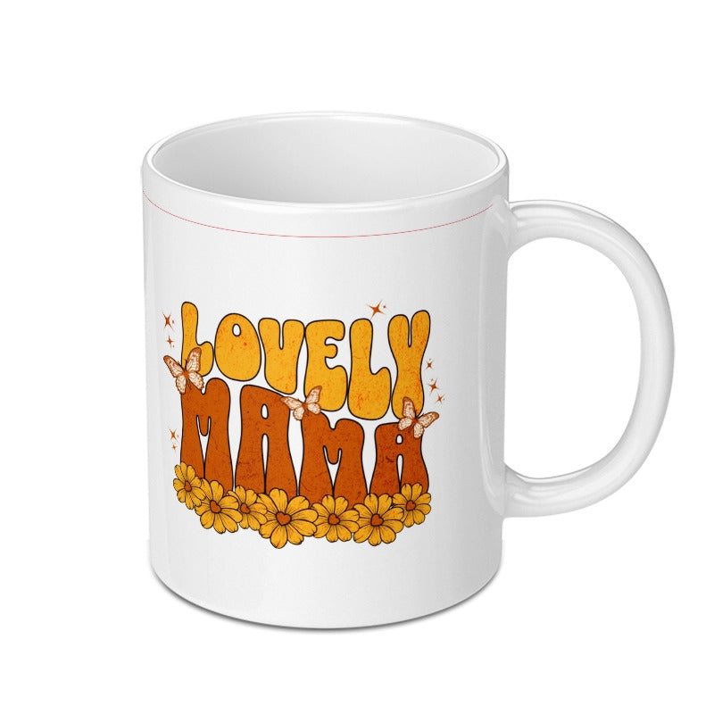 Lovely Mama Vintage Floral Design Mug product type