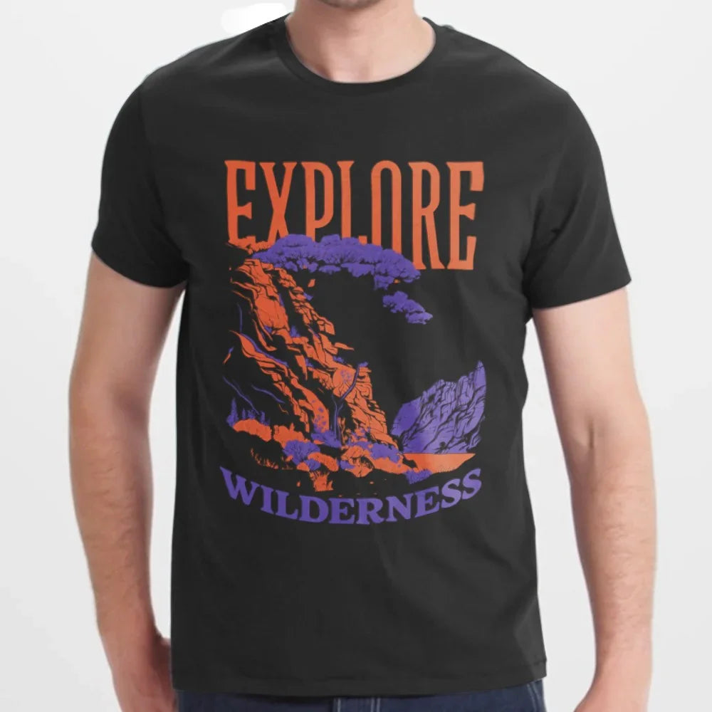 EXPLORE WILDERNESS Graphic Tee design product type
