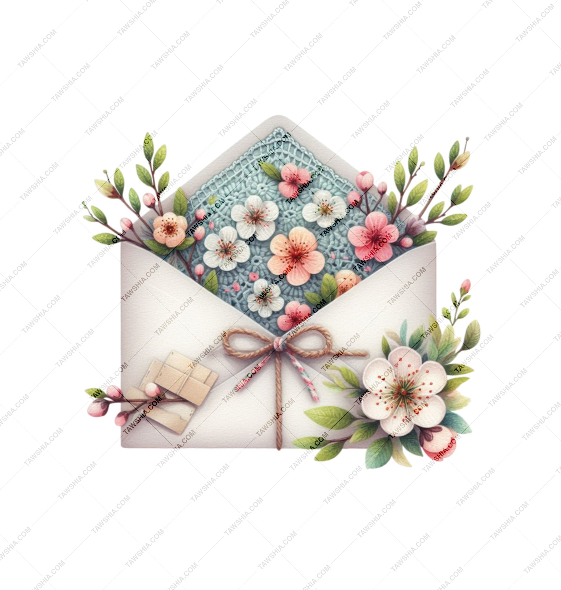 Elegant Floral Design Greeting Card product