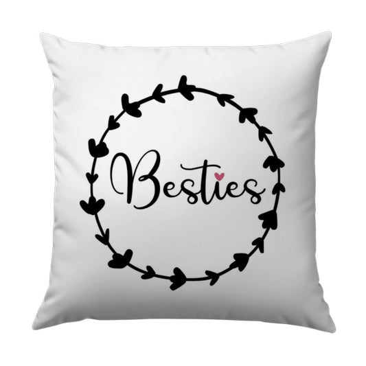 Besties Pillow, Friendship Gift, Best Friend Pillow, Cute Pillow, Best Friends Forever, Bff Pillow, Decorative Pillow, Home Decor - Tawshia