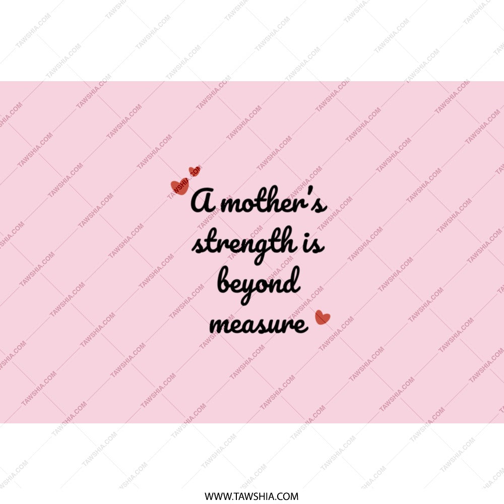 Mother's Strength Tumbler, Pink Tumbler, Mother's Day Gift, Gift for Mom, Mom Tumbler, Inspirational Tumbler, Mom Appreciation Gift - Tawshia