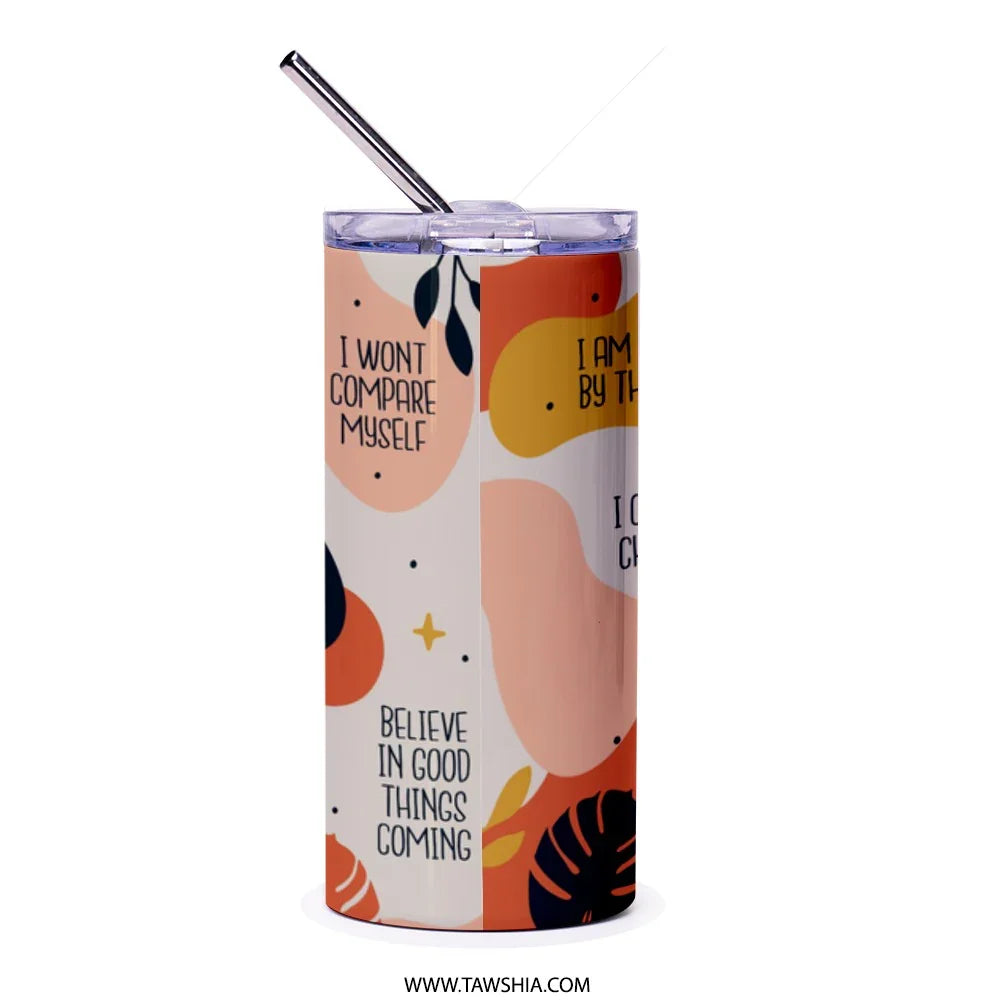 Inspirational Quotes Design Travel Tumbler product type