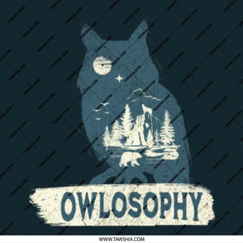 Owlosophy Night Owl Design Apparel Product