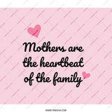 Mothers Day Backpack, Heartbeat of Family, Mom Gift, Unique Backpack, Gift for Her, Everyday Backpack, Appreciation Backpack - Tawshia