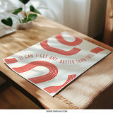 Abstract Art Photographic Print, Red Lines Decor, Quote Wall Art, Minimalist Art Print, Modern Home Decor, Unique Gift Idea - Tawshia