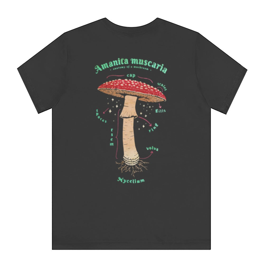 Amanita Muscaria Artistic Detailed Diagram T-Shirt product