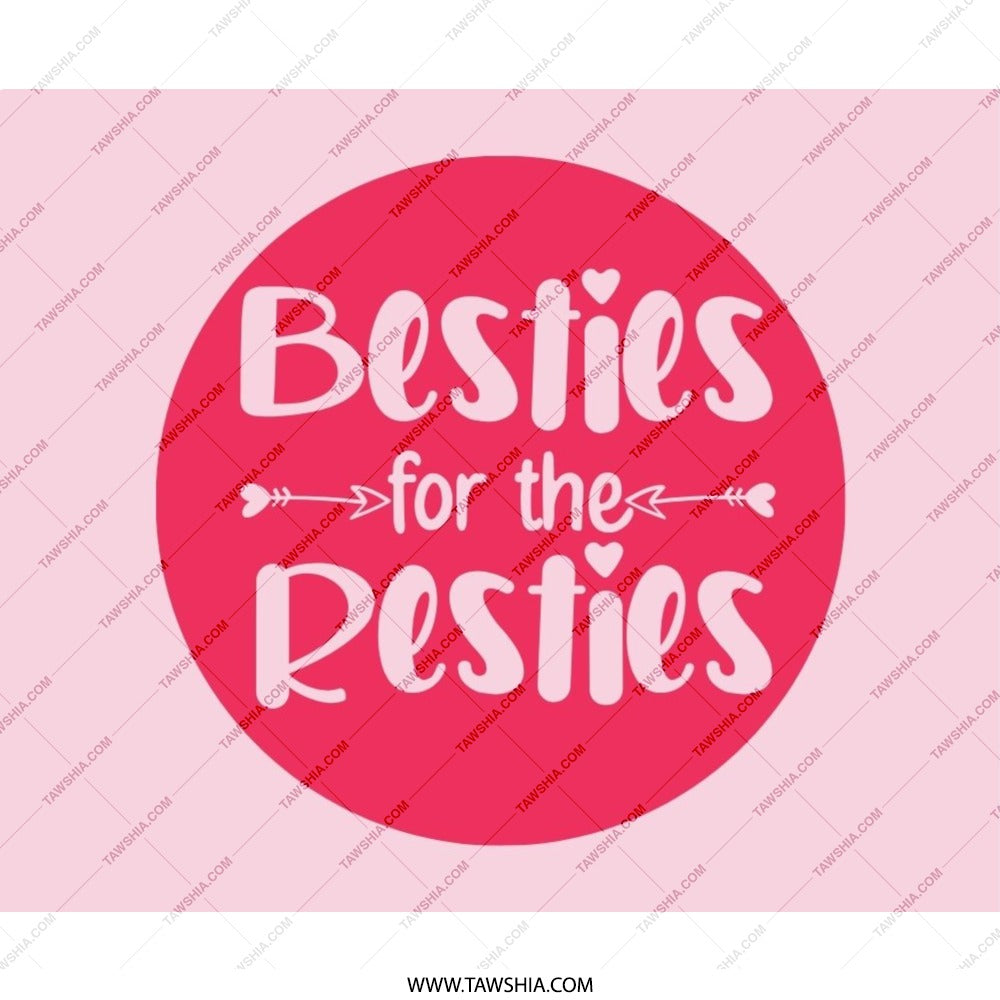 Besties Mouse Pad, Gift For Best Friend, Friends Forever, Cute Desk Decor, BFF Gift Idea, Friendship Gift, Girlfriends Mousepad - Tawshia