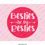 Besties Mouse Pad, Gift For Best Friend, Friends Forever, Cute Desk Decor, BFF Gift Idea, Friendship Gift, Girlfriends Mousepad - Tawshia