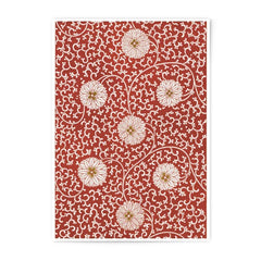 Floral Photographic Print, Japanese Art Print, Red and White Decor, Botanical Wall Art, Flower Photography, Asian Inspired Print - Tawshia