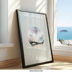 Celestial Clouds Wall Art, Dreamy Sky Print, Watercolor Cloudscape, Abstract Landscape Art, Modern Wall Decor - Tawshia