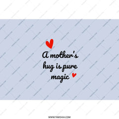 Mother's Hug Tumbler, Magic Mom Gift, Cute Drinkware, Sentimental Present, Heart Design, Unique Coffee Tumblers, Mother's Day Gift Idea - Tawshia