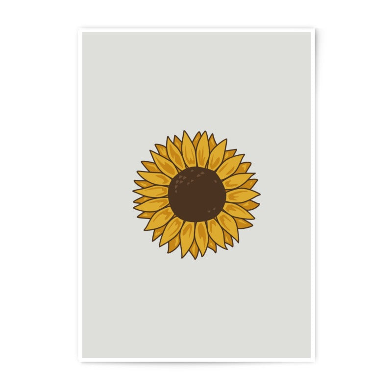 Sunflower Photographic Prints, Flower Wall Art, Home Decor, Floral Print, Nature Photography, Summer Art, Botanical Art, Modern Prints - Tawshia