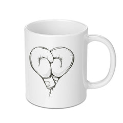 Boxing Gloves Heart Art Illustrated Mug product