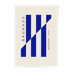 Bauhaus Photographic Print, Frankfurt 1919 Art Print, Minimalist Wall Decor, Modern Art Poster, Geometric Design - Tawshia