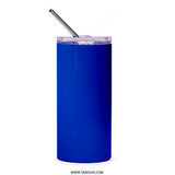Gold is Blue Tumbler, Arabic, Soccer, Hilali Fan Gift, Football Lover Tumbler, Sporty Drinkware, Blue and White, Team Spirit Tumbler - Tawshia