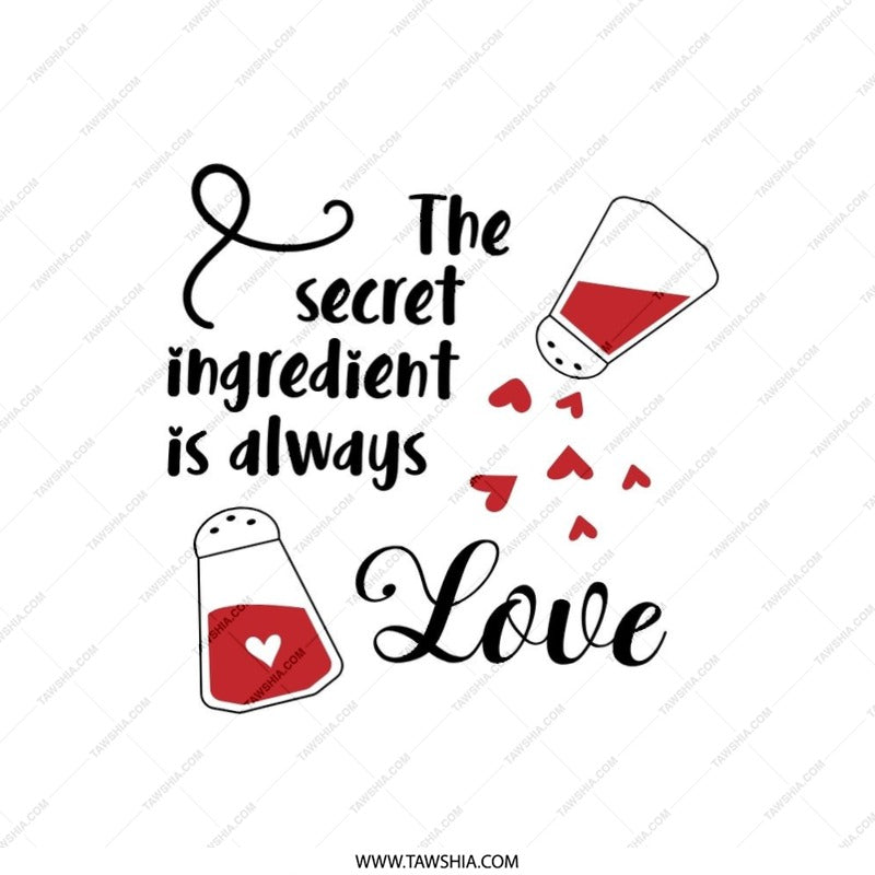 Love Ingredient Pillow, Kitchen Decor Pillow, Love Recipe Pillow, Gift for Chef Pillow, Hearts Pillow, Cute Love Pillow, Kitchen Pillow - Tawshia
