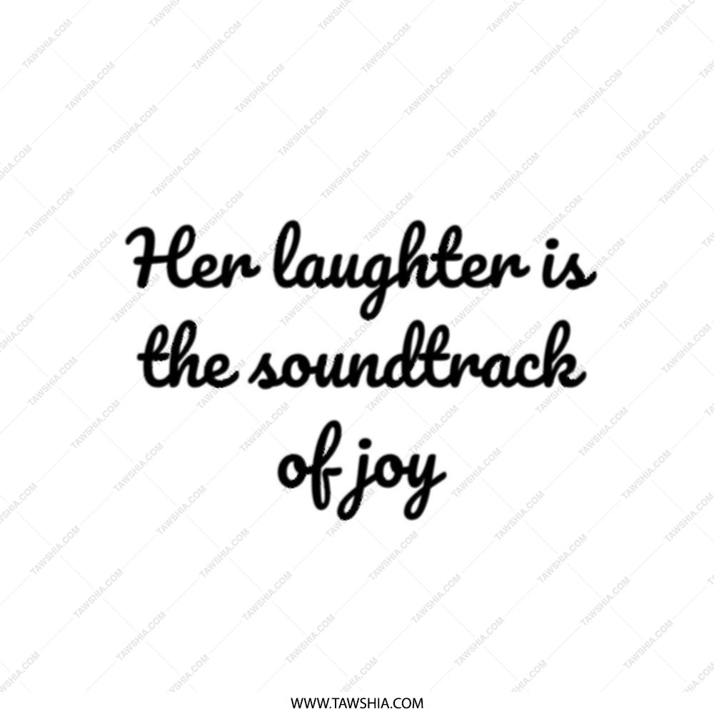 Laughter Soundtrack Tote Bag, Joyful Quote Bag, Motivational Saying Tote, Everyday Carry Bag, Positive Vibes Tote Bag - Tawshia