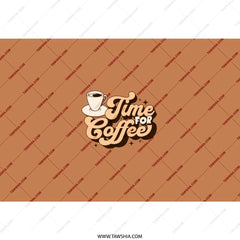 Time For Coffee Tumbler, Retro Coffee Lover Gift, Funny Coffee Cup, Coffee Addict Tumbler, Novelty Gift, Cute Tumblers with Sayings - Tawshia